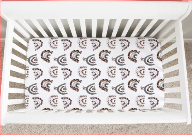 baby crib sheet 100% cotton