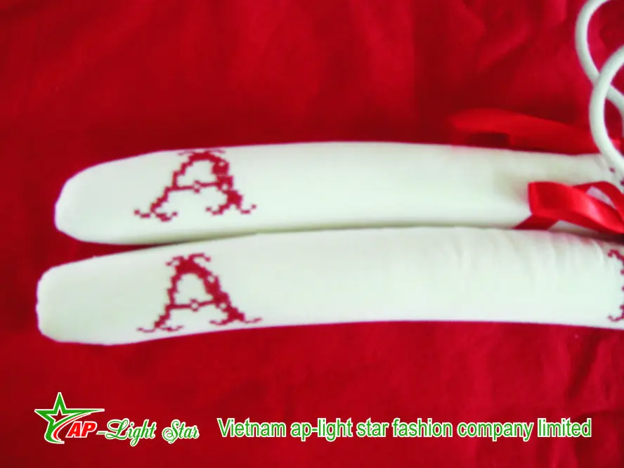 
Vietnam Embrioidery luxury design coat hanger for home 