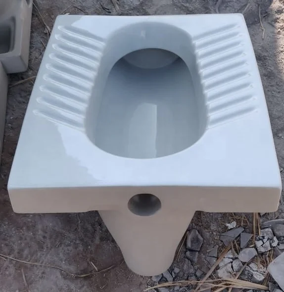 
High Quality Ceramic Sanitary Ware Orissa Pan Commode Toilet from India Squat Squatting 20
