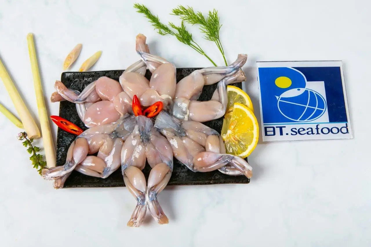  SEASPIMEX FROZEN IQF BQF HOPLOBATRACHUS RUGULOSUS FROG LEGS PRODUCT FROM MEKONG DELTA -