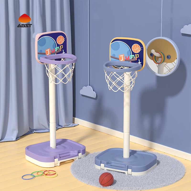 Portable Plastic Safety High Quality Outdoor Basketball Hoop Indoor Adjustable Hydraulic