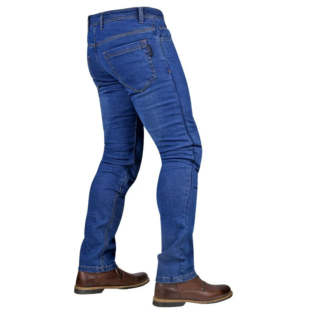 Get On Your Design Stretch Slim Fit Motorcycle Motorbike Riding Racing Jeans Made With Lining