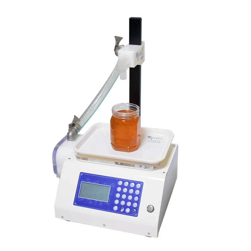 Apicultura Equipment 12V/220V Automatic and Manual Weighing Honey Filling Machine Peristaltic Pump Viscous Outdoor or Indoor Use