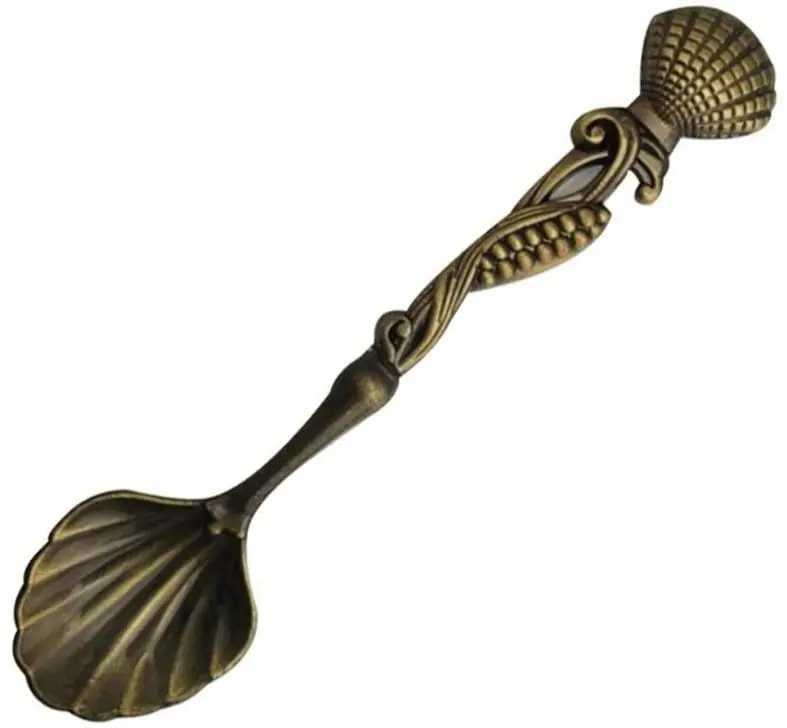 Custom Hard Enamel Zinc Alloy Collectible Souvenir Spoon Classic Style Coffee Stirring Spoon Souvenir Vintage Metal Spoon