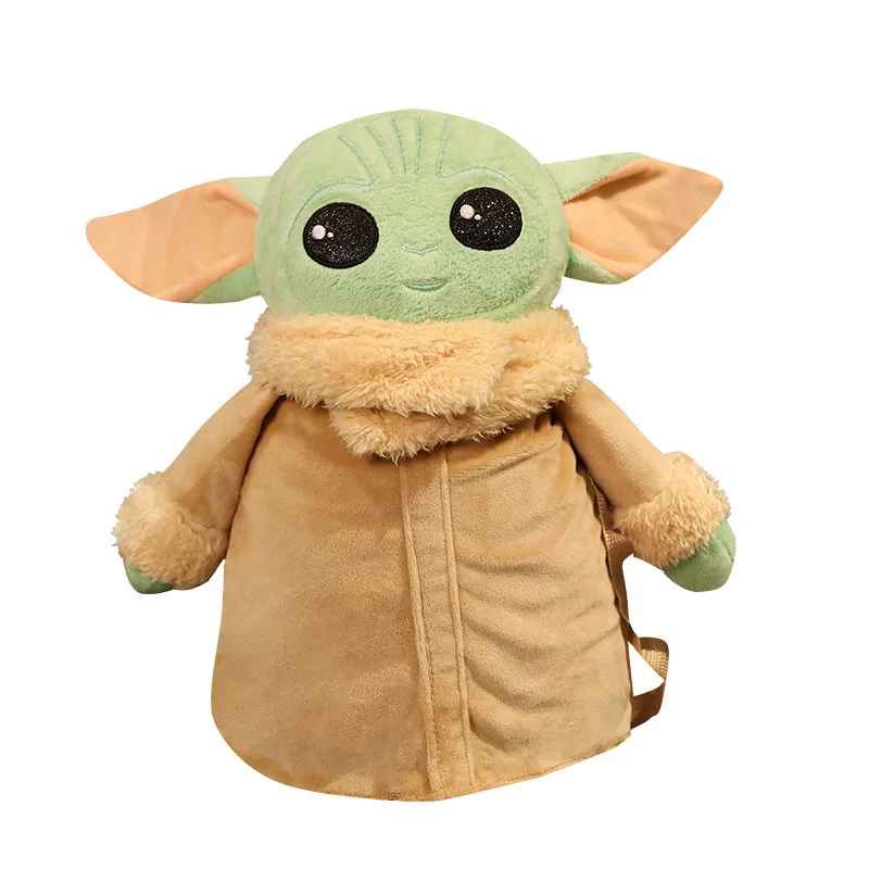 High Quality Kid Adult Stuffed Animal Doll Baby Yoda Plush Toy Backpack Bag Soft Baby Yoda Plush Backpack