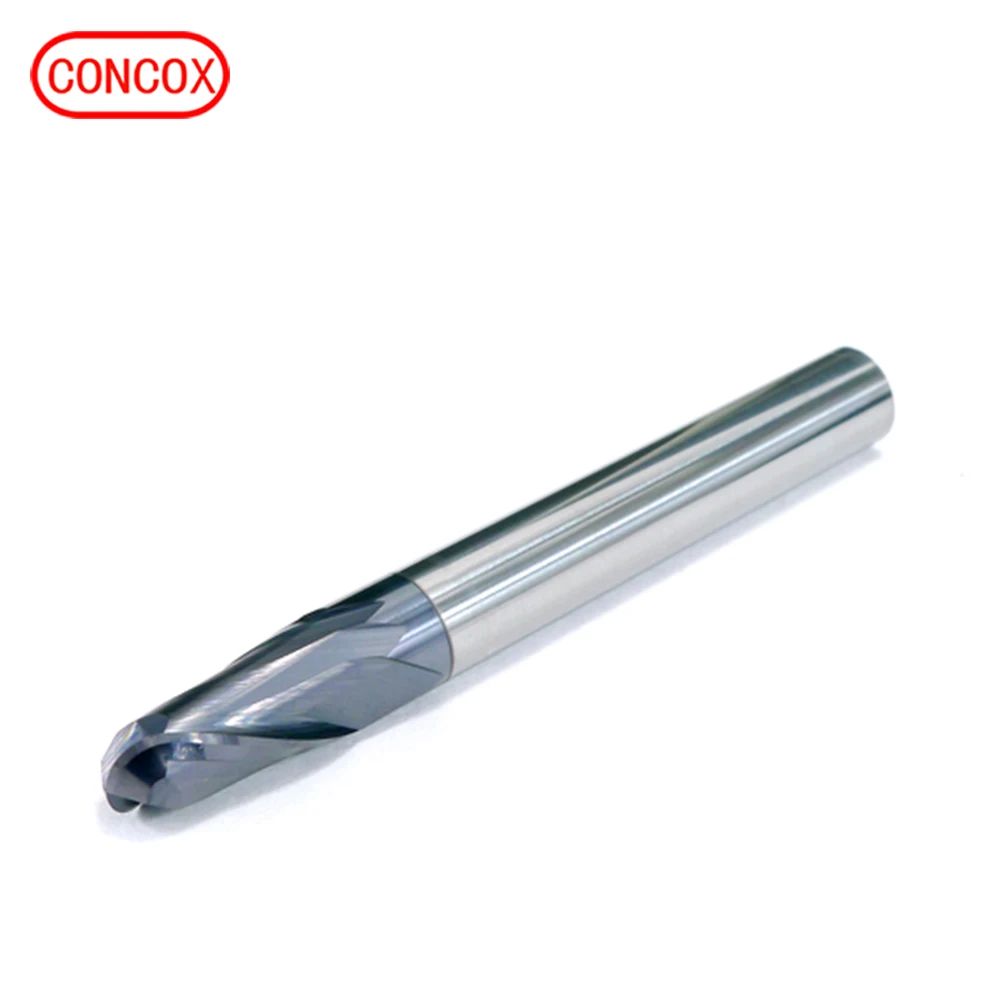 Professional custom carbide end mill cutter ball nose for cnc cut