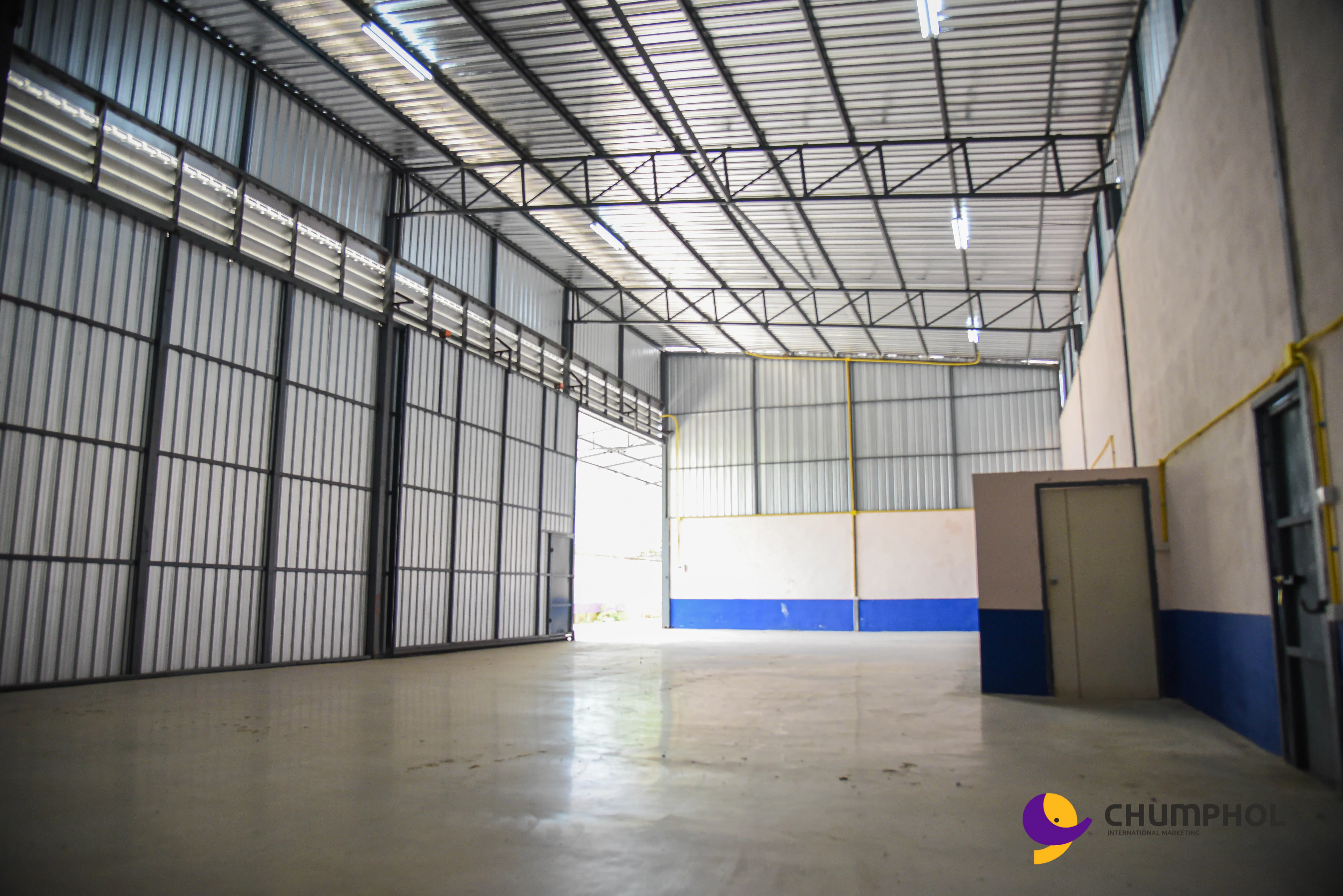 
High Raise Space Rent A Warehouse Land Steel Structure House Klong 5 Place In Thailand 