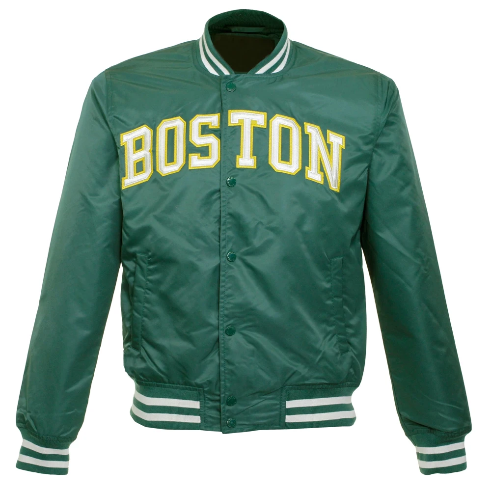 2022 Custom Luxury Brand Varsity Silk Bomber Jackets Men Raglan Zip Up Baseball Satin Jacket