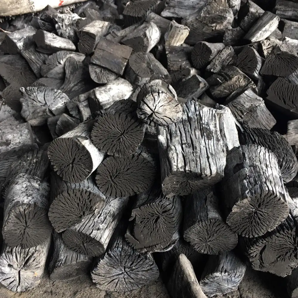 White charcoal from lychee high quality long time burning to Korea, Japan market