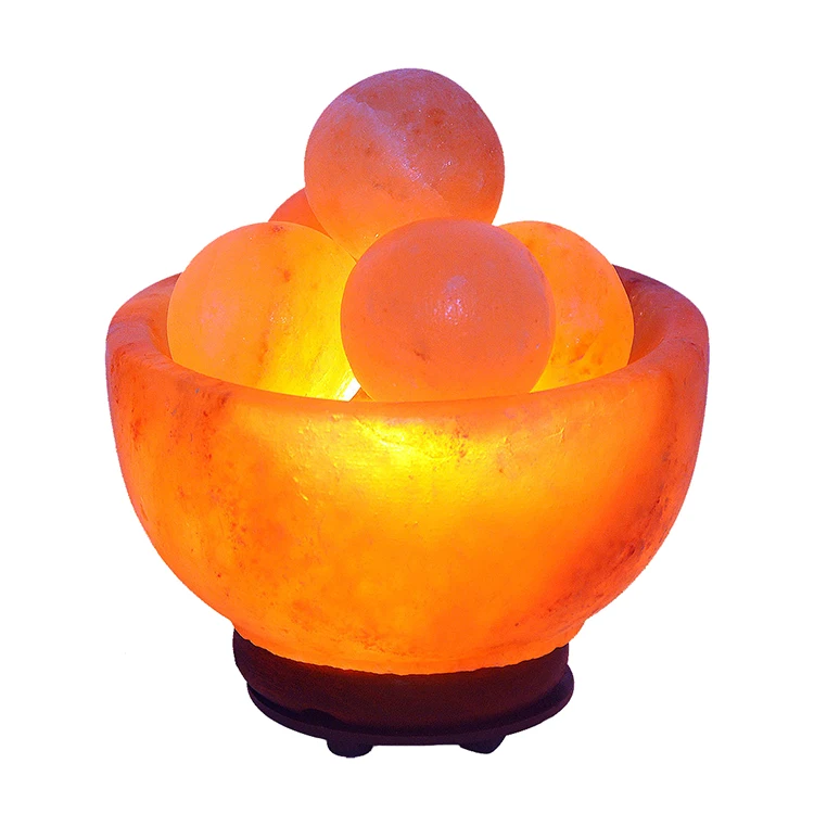 The best highest quality 100% Rock Himalayan natural pink salt now in competitive price  fire bowl with rounded balls