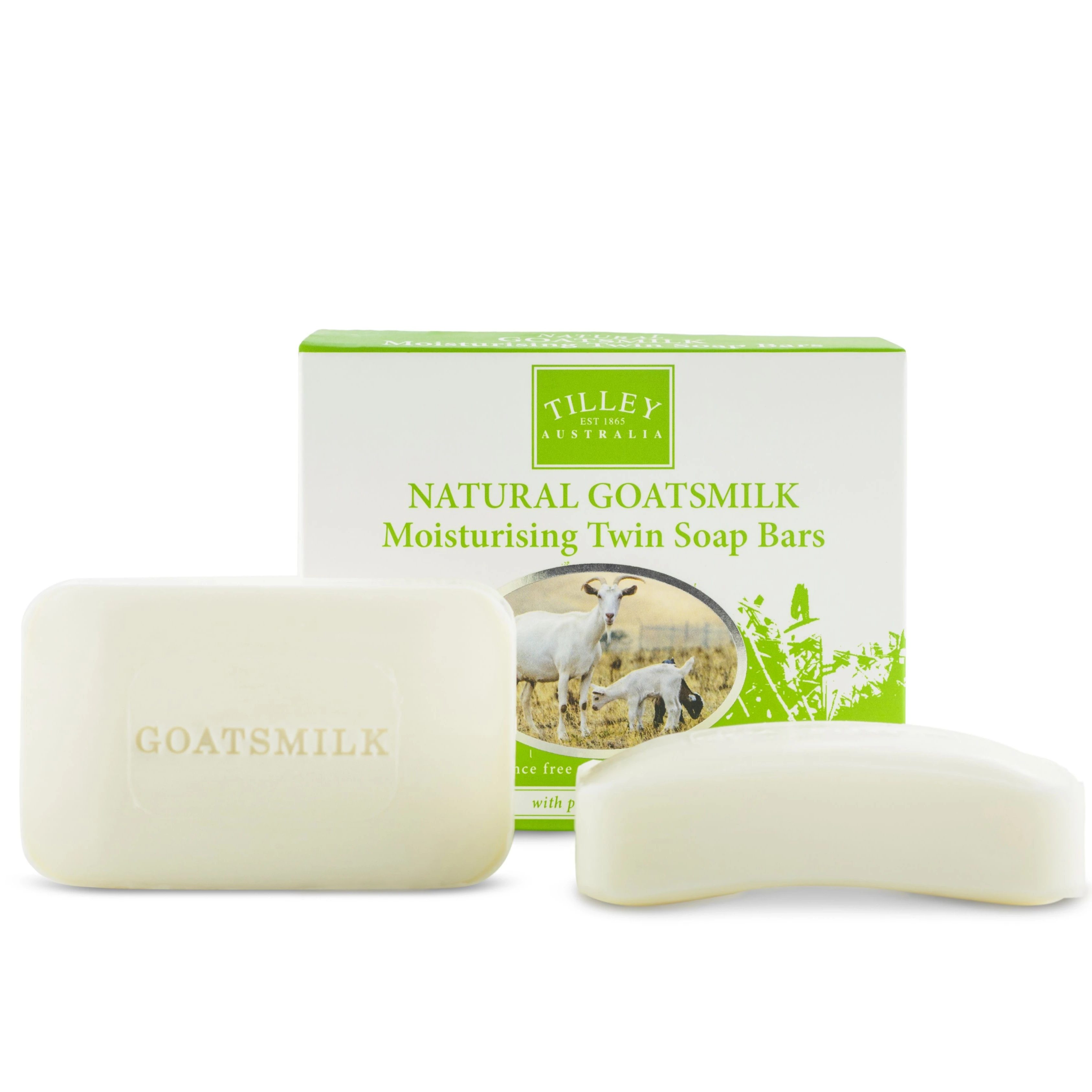 TILLEY Natural Goats Milk - Soap Twin Pack - 2 x 100g