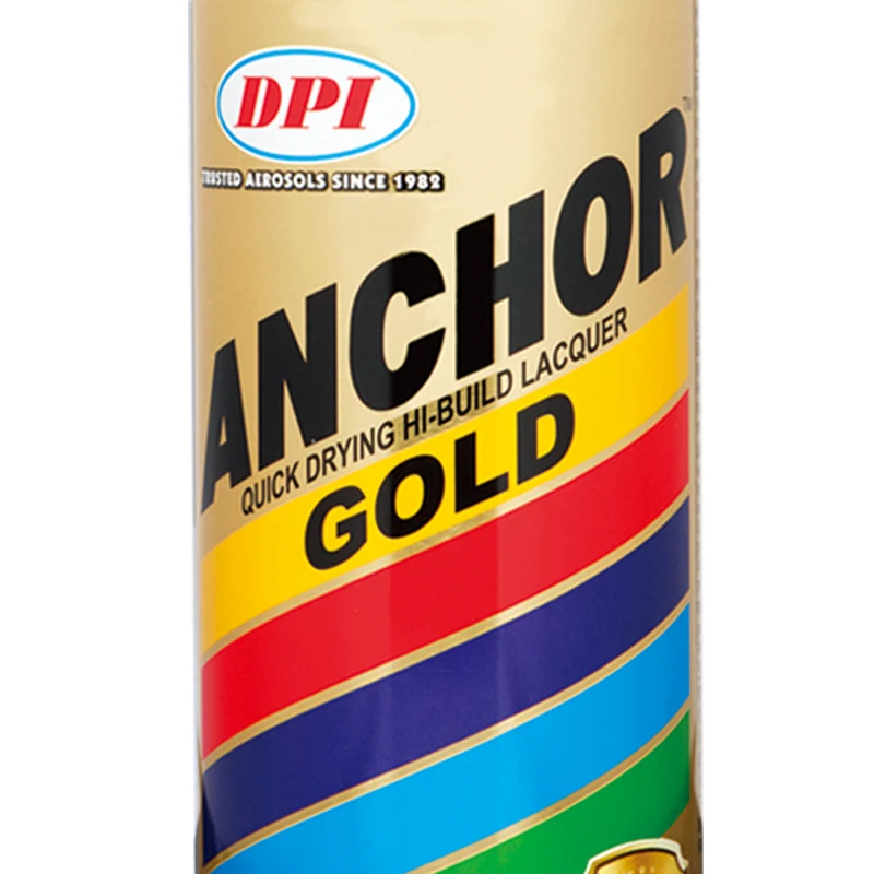  Качество DPI якорь золота диапазон аэрозольная краска с восемью Премиум оттенки чтобы выбрать из каждый них может 400 мл около 400gm по весу