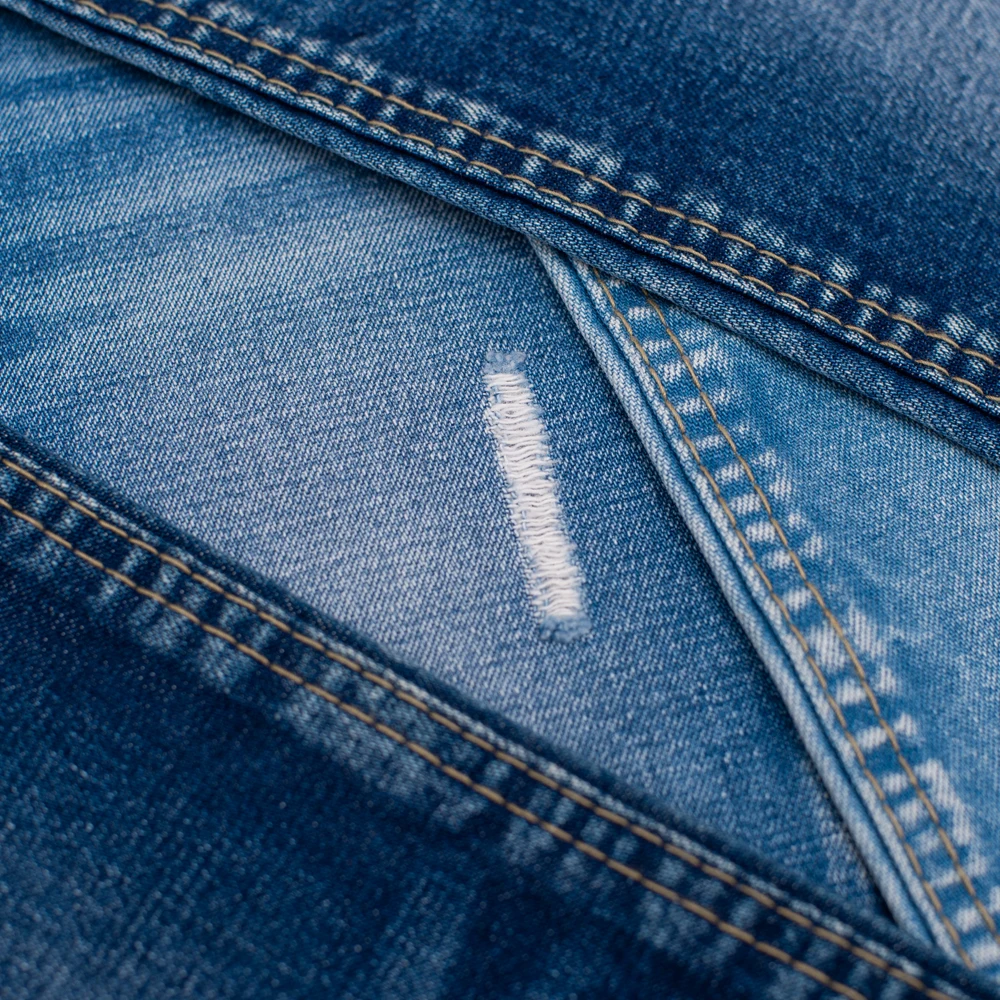 Хлопковая джинсовая ткань/эластичные джинсы на талии модные колготки для женщин в Европе и США (из Вьетнама)