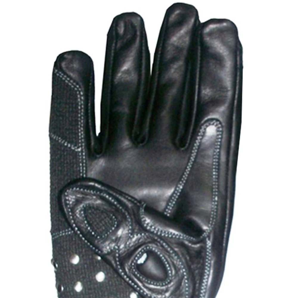 Best selling Black color Pro biker leather motorbike gloves custom logo low price USA 2022