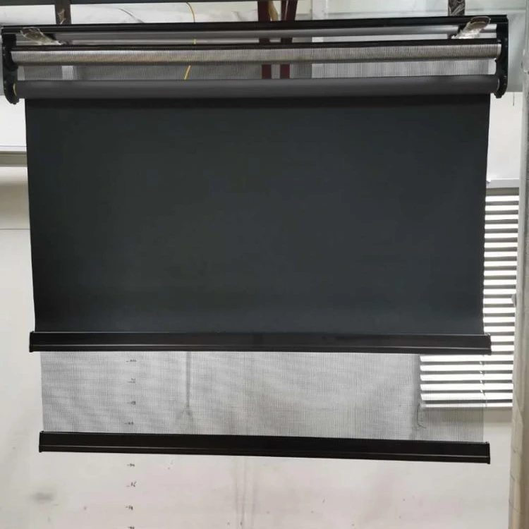 RV два слоя Roll Up тени ролика весны в дневное и ночное время шторы