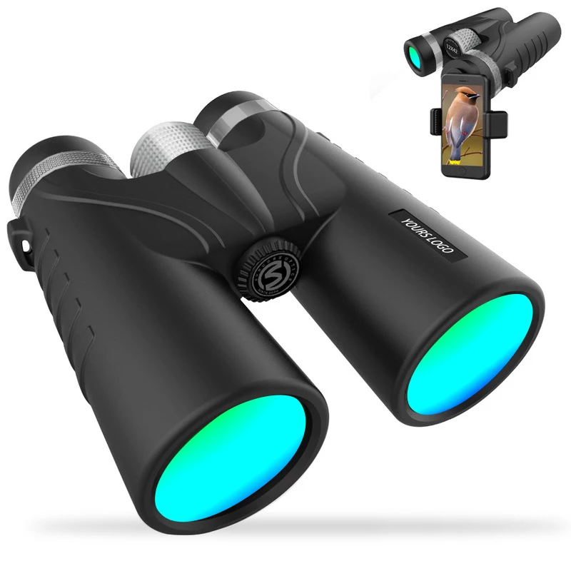 SUNCORE  HX10X42W  Binoculars High Power Low Light Night Vision HD Telescope Metal Wheel