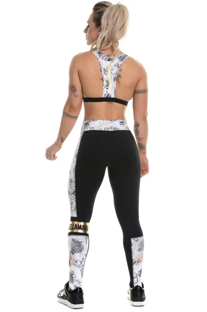 Spikey Rasta Clothing Stripes Leggings Custom Sublimation Women Yoga and Fitness Wear Sportswear OEM Design 50 Sets for Adults
