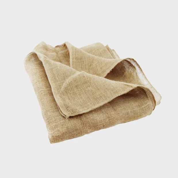 Hot Selling Factory Manufacturer Wholesale Price 100% Natural Jute Hessian Cloth Moisture Customized Size from Bangladesh