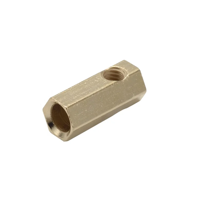 3.5mm banana plug and socket brass connector gold plated screw type hex shape