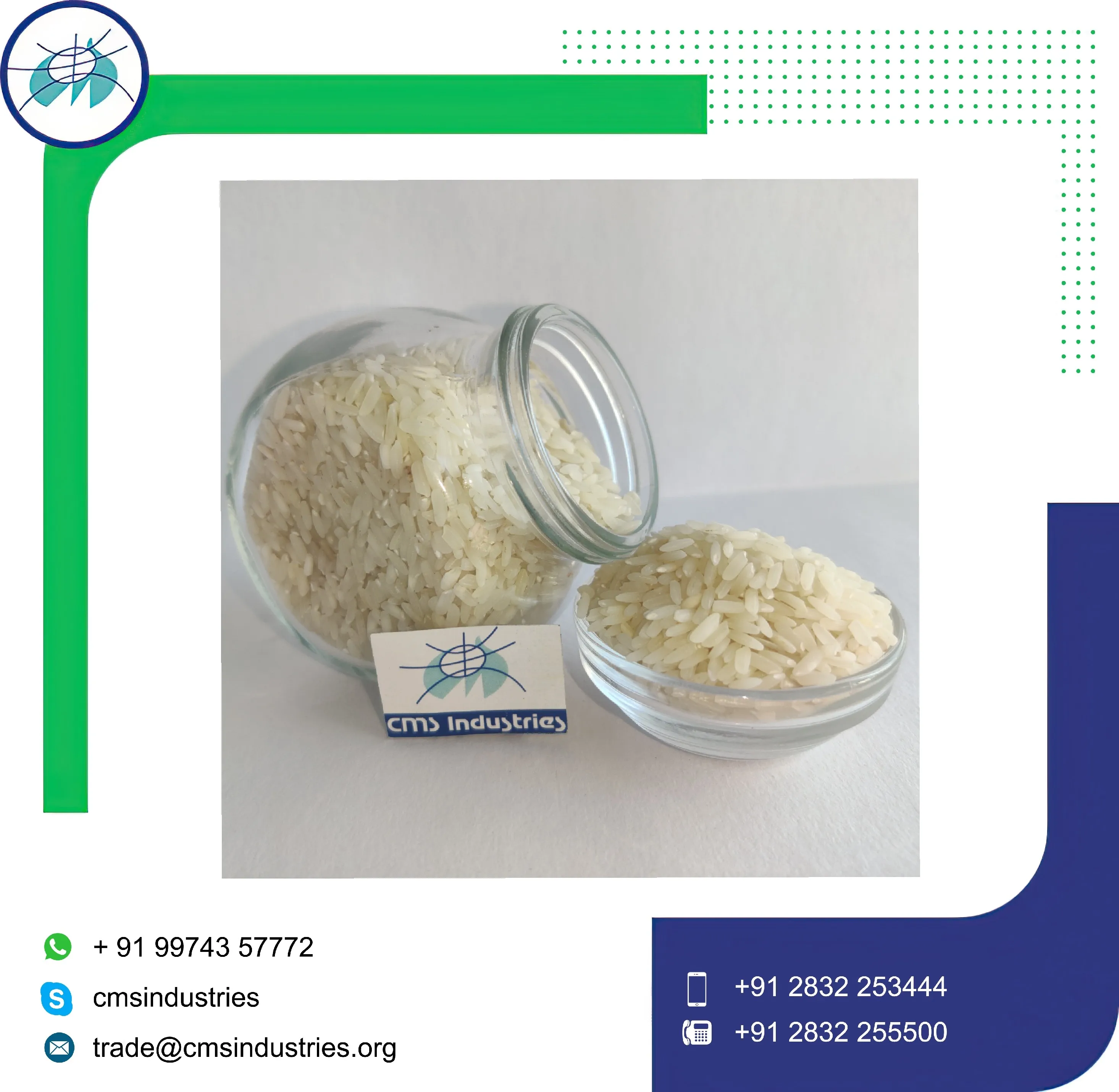 Очистить необработанный рис (сломанный 25%)