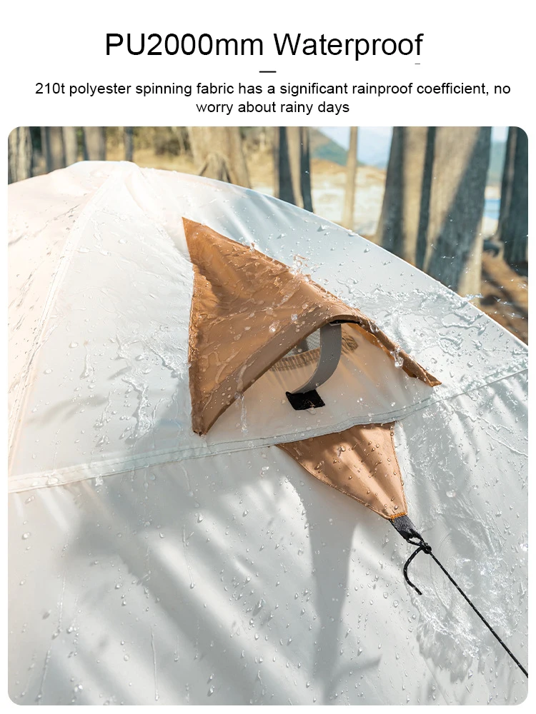 1- 2 Person Cheap Single Layer Instant Pop Up Camping Tent Up Double Layered