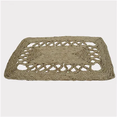 Manufacture nice Design Straw Carpet Seagrass Rug Wholesale high quality handicraft Handmade Door Mats from Viet Nam
