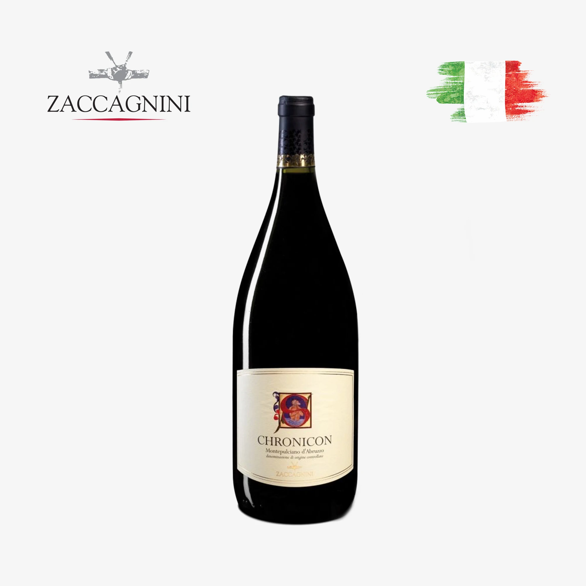 Итальянское вино | Закагнини хроникон | Монтеспульциано Абруццо 1,5 л | Сделано в Италии