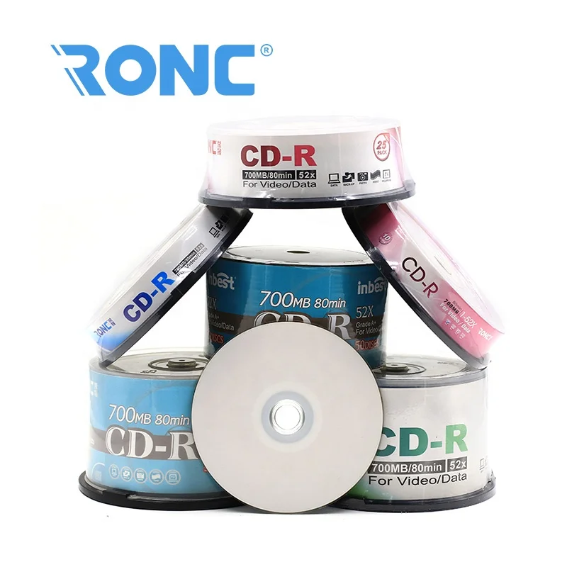 wholesale virgin CD disc 700MB 1-52X Blank CD-R  Printable CD