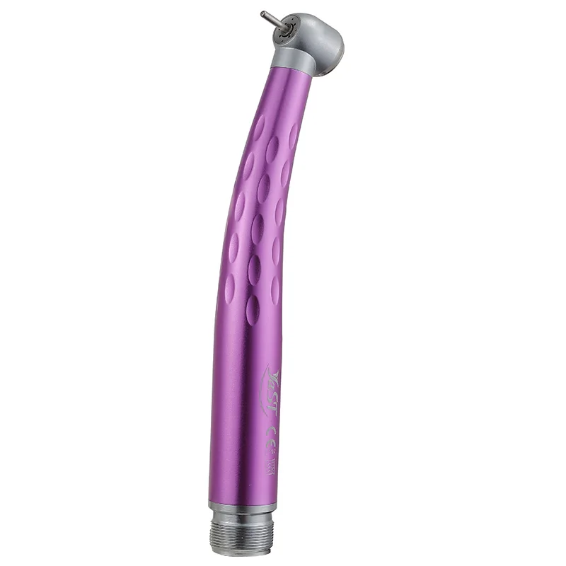 New Pink Dental LED  Self-Power High Speed Handpiece 8 Spray 4 Hole