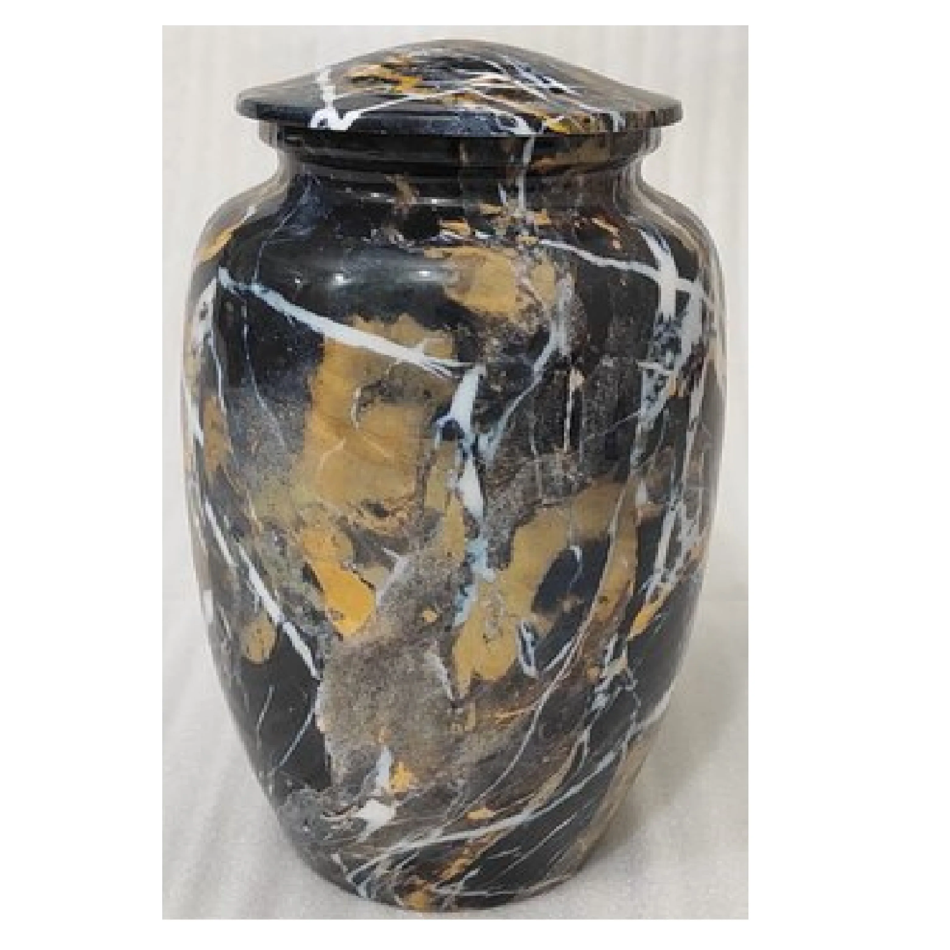 Manufacturer of Funeral Urns for Cremation Use Indian Handicrafts Metal Urns With Rose Design