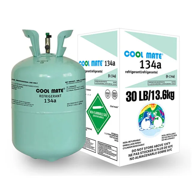 
R134a refrigerant gas 30lb 13.6kg flame retardant foaming agent A/C system 