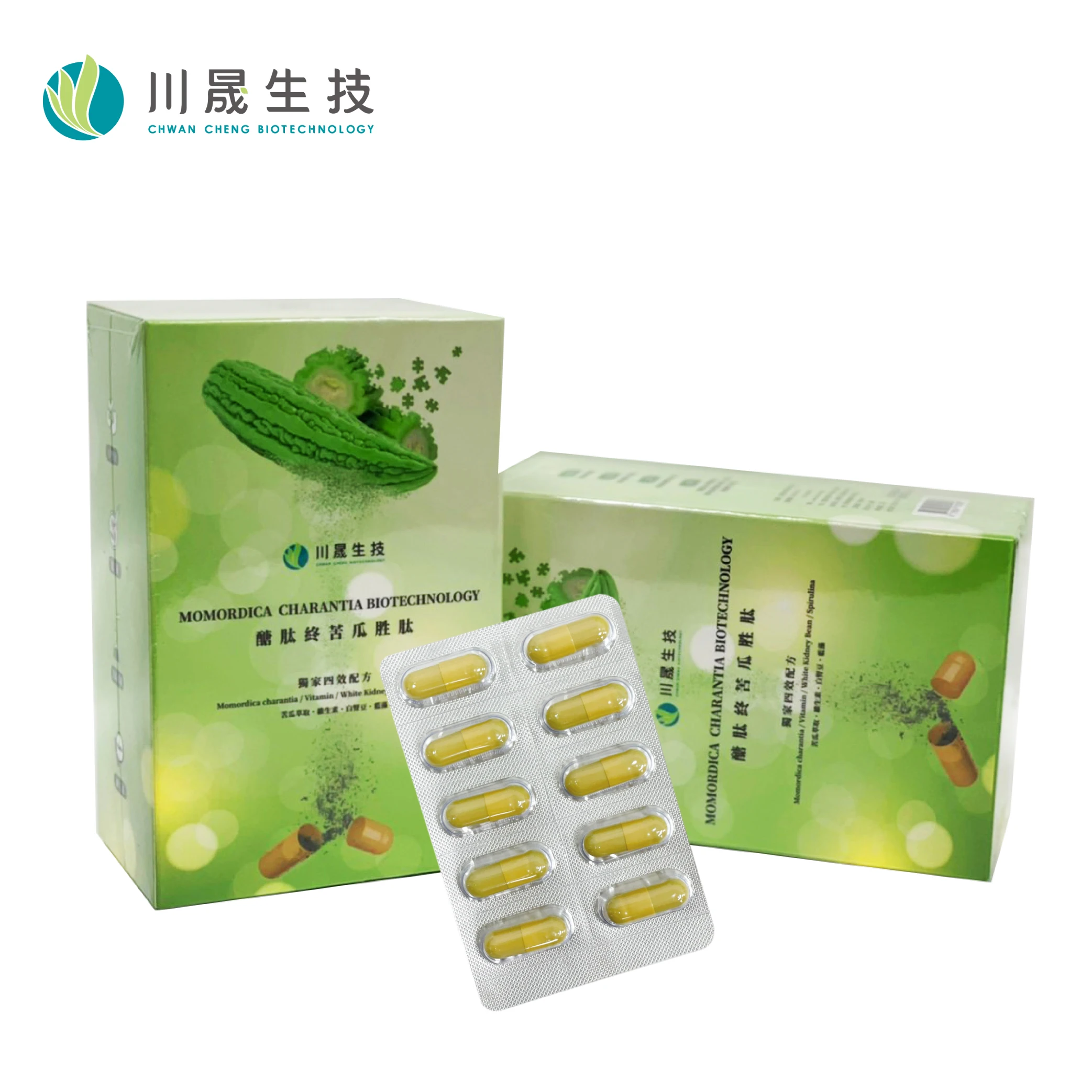 Капсулы пептидов горькой тыквы производства Тайваня