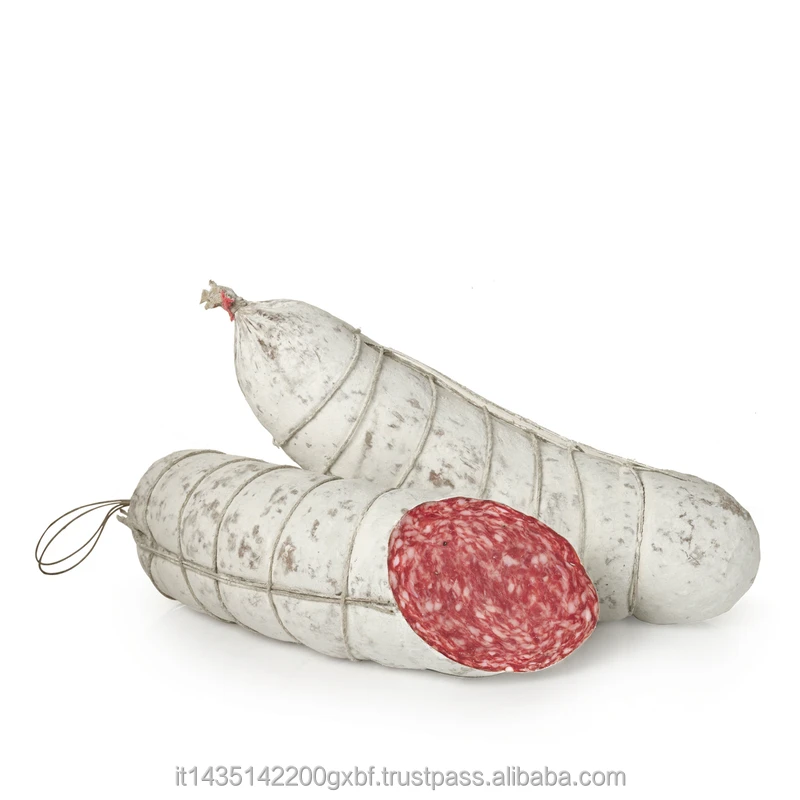 TRADITIONAL VENETO STYLE SALAMI SOPRESSA | NO GARLIC, kg 4 | premium gluten free pork meat | pork sausage Italy supplier