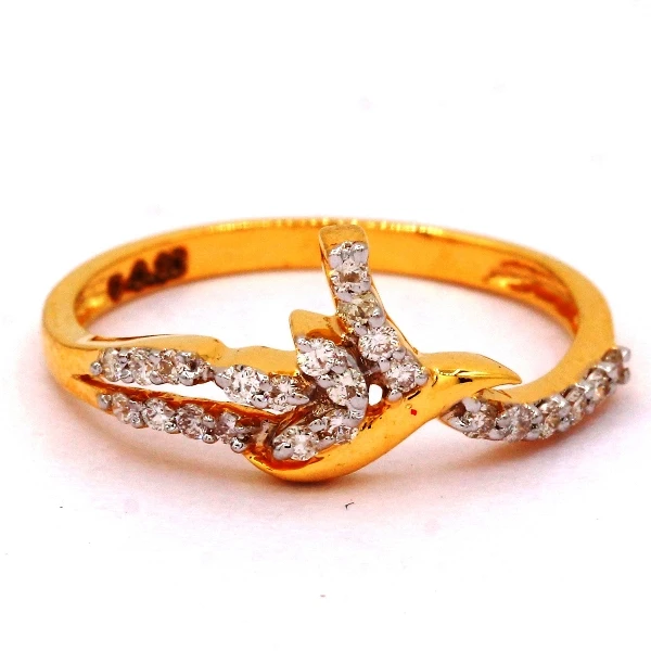 
Diamond Ring 14 K Gold Real Diamond Classic Ladies Ring for Women at Wholesale Price 