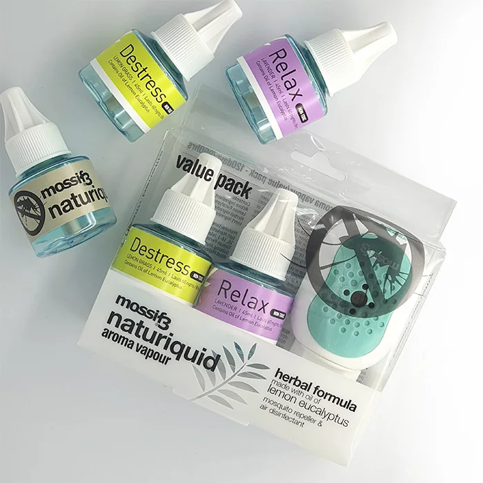 Хорошее качество Mossif3 Naturiquid VP120 отпугивает комаров-двухбутылочная упаковка сделано в Малайзии