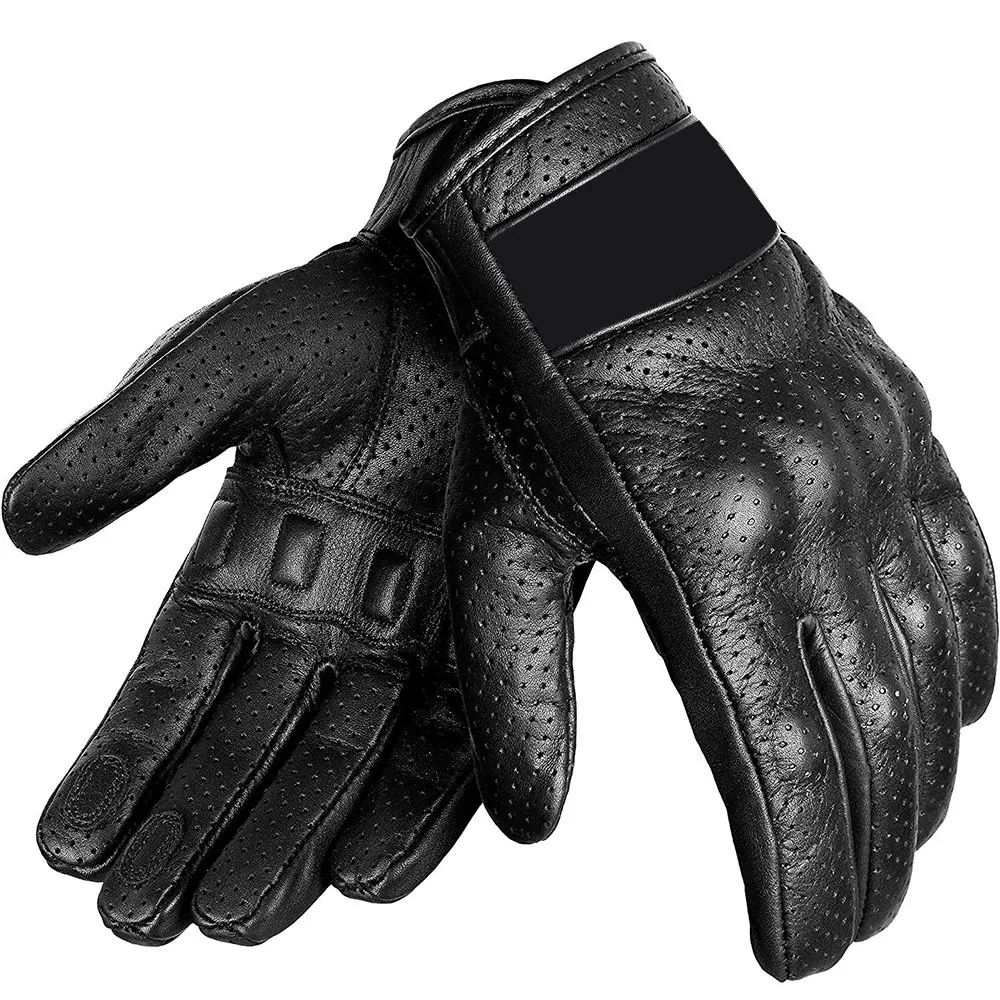 Motorbike gloves  New Touch Screen Gloves Motorcycle MX ATV Cycling Motorbike Racing Riding Genuine Leather gloves