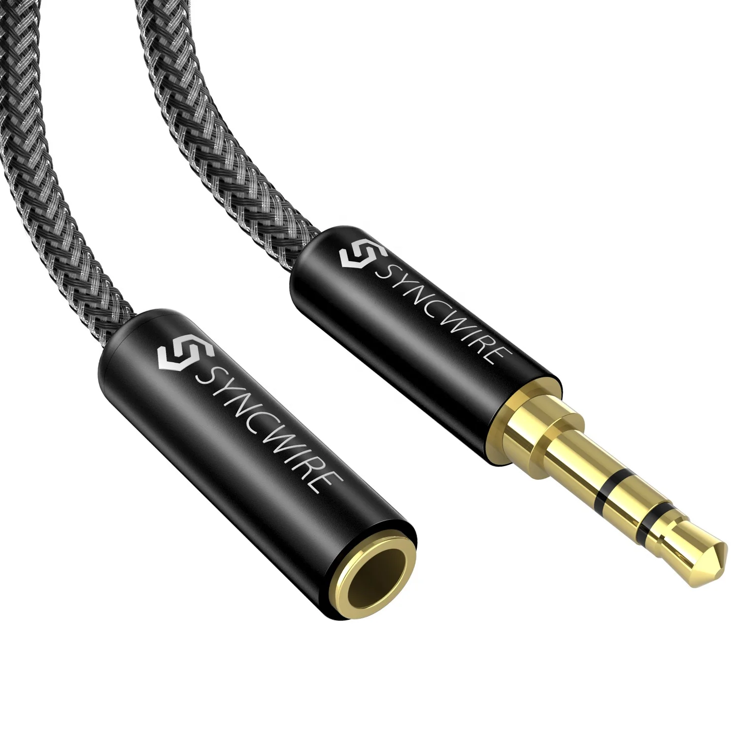 Syncwire 3.3ft/1M Audio Extension Cable Male to Female Stereo Aux Cable