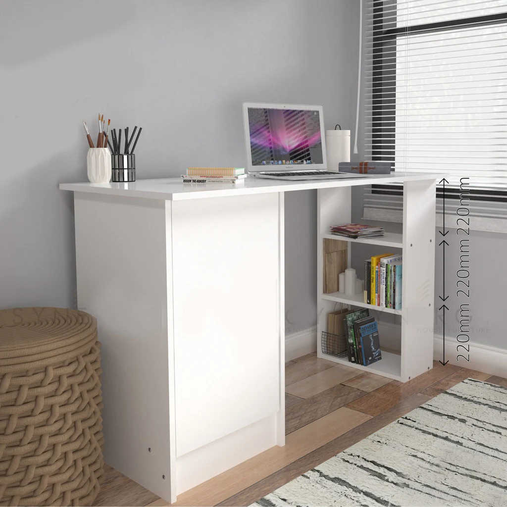 Fast shipping Ready Stock DONNA Series standard Study Desk - 6 Colours - 4 Feet - Meja Belajar 4 kaki