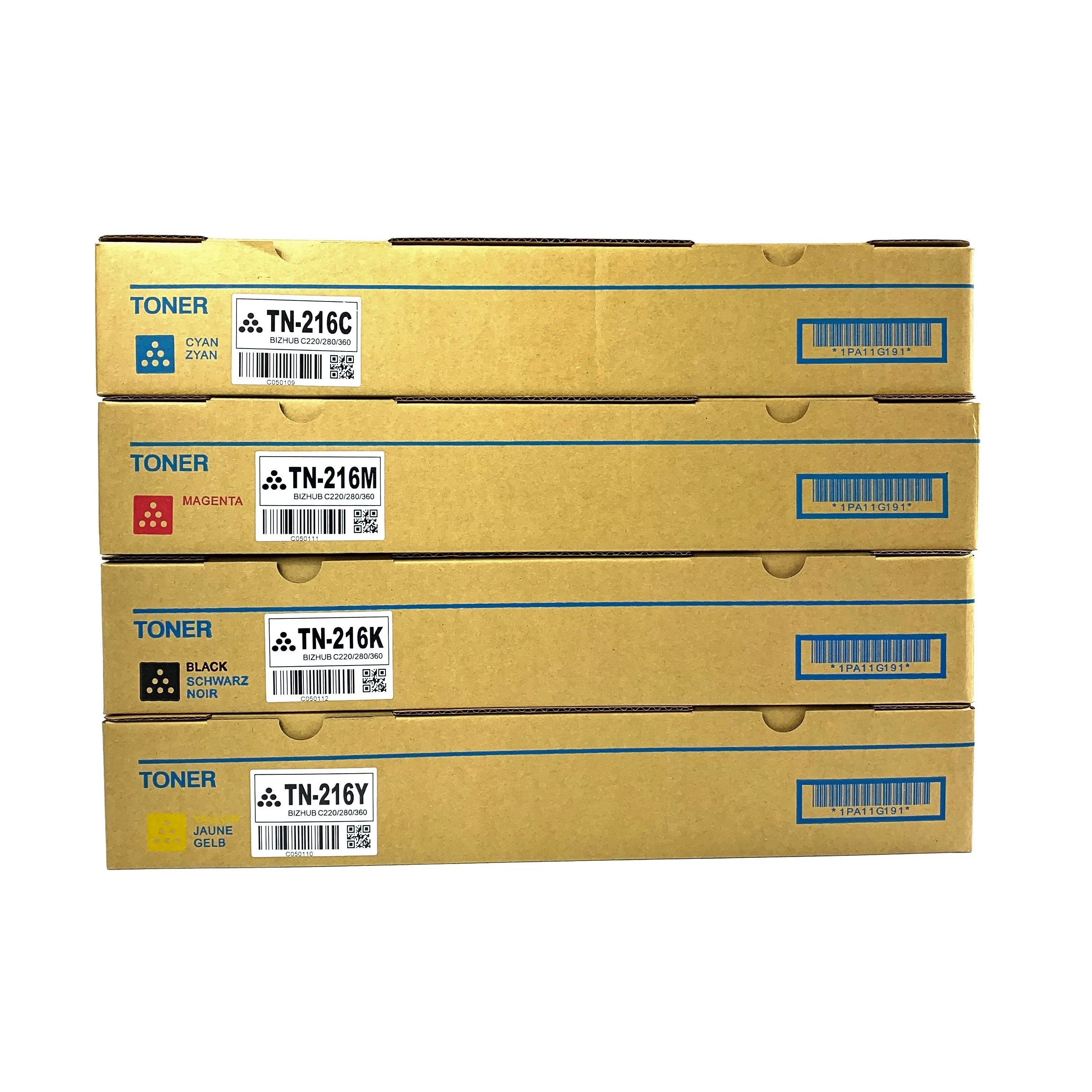 Тонер-картридж TN216Y TN216M TN216C TN216K Bizhub C220/280 для KONICA MINOLTA