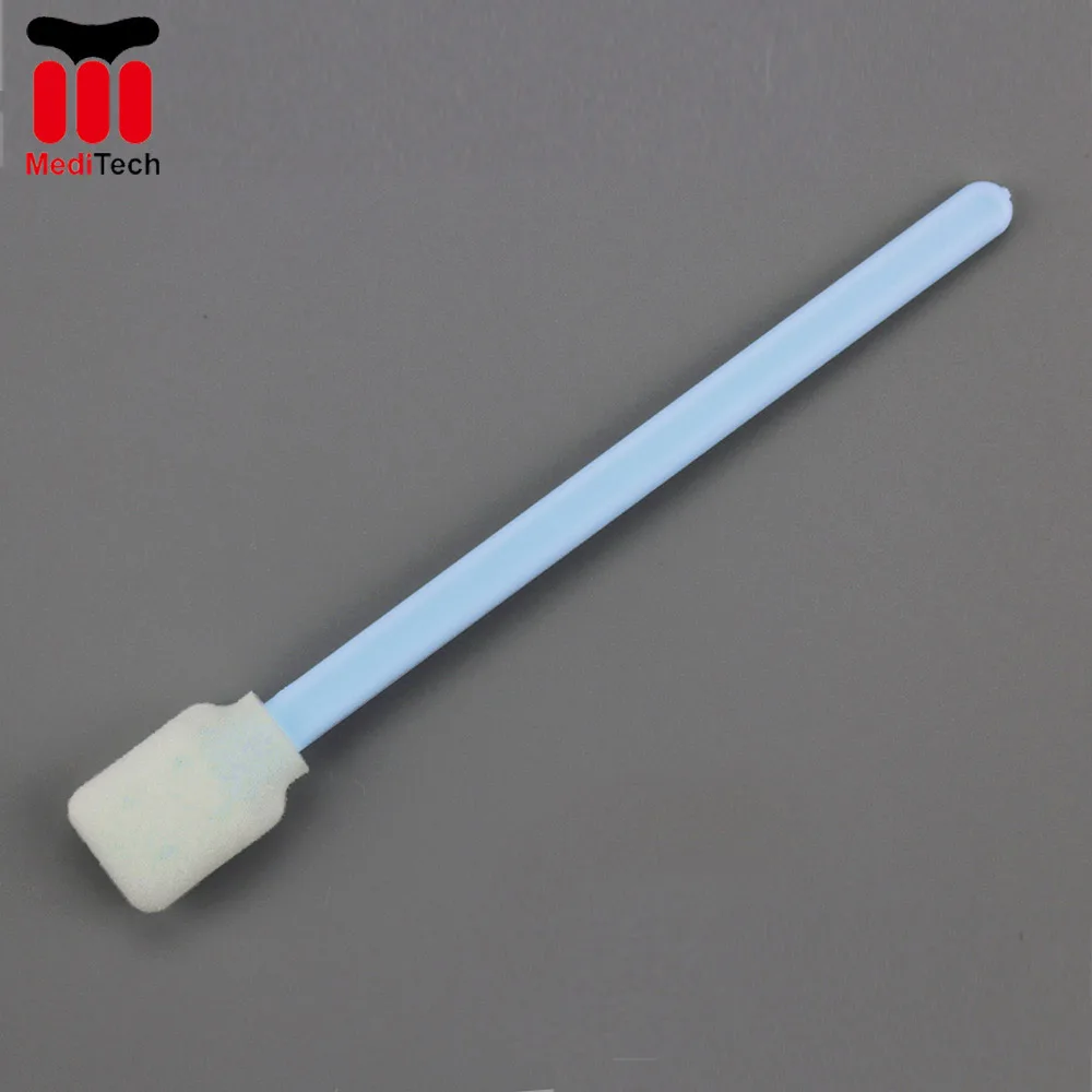Good Absorbency Antistatic Cleanroom Swab Large Rectangle Head Foam Cotton Swab For Painting Machine