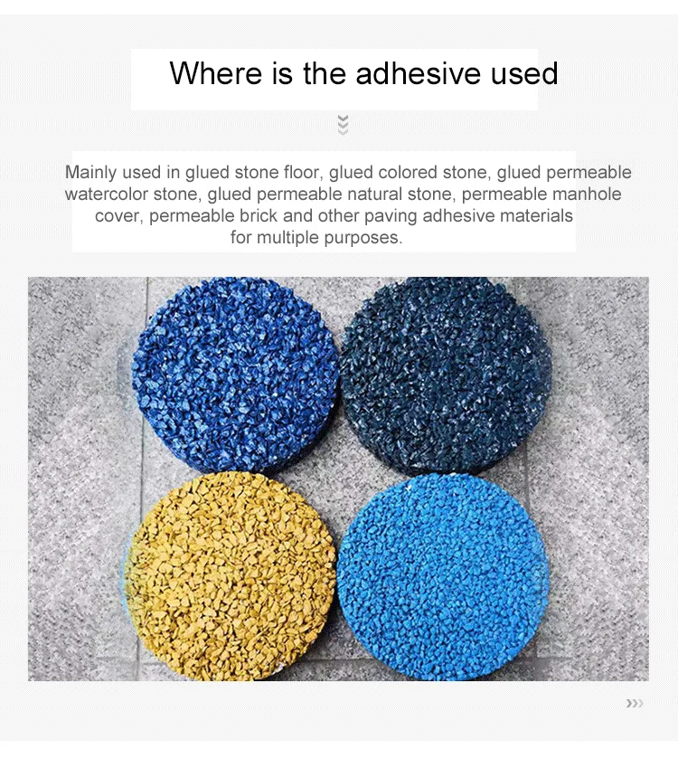 Wholesale Driveway Resin Uv Resist Stone Bounding Resin For Driveway Nonyellow Polyurethane Resin