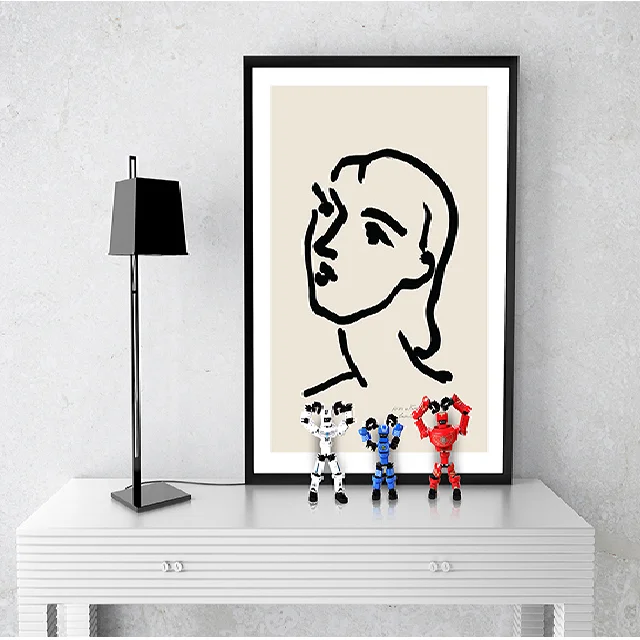 Хорошо сделано доступны различные положения нетоксичные шестерни серия рисунков робот развивающий ловкость пальцев для детей