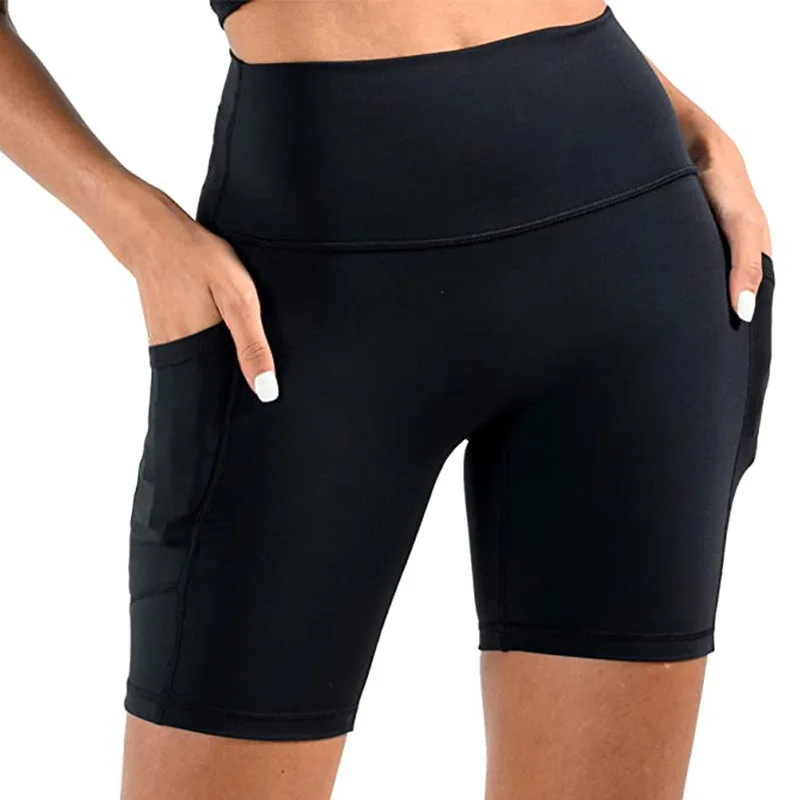 High Quality New Fashion hot sale women shorts side pocket gym workout shorts