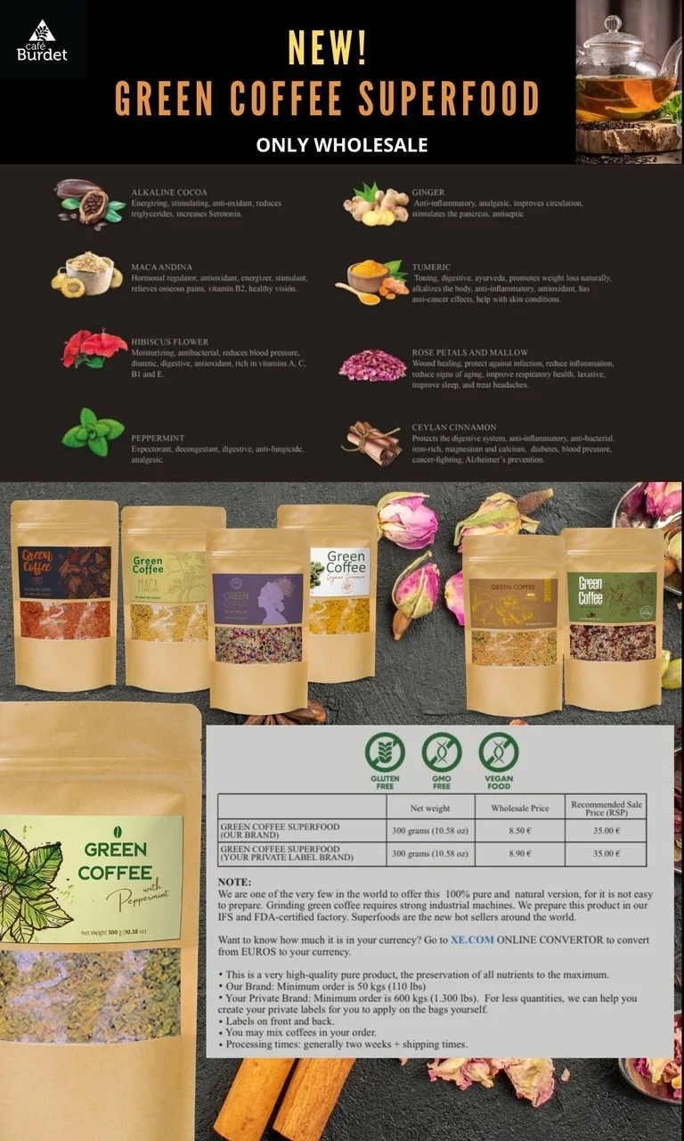 Hot Selling Wholesale Green Coffee Arabic Powder Coffee