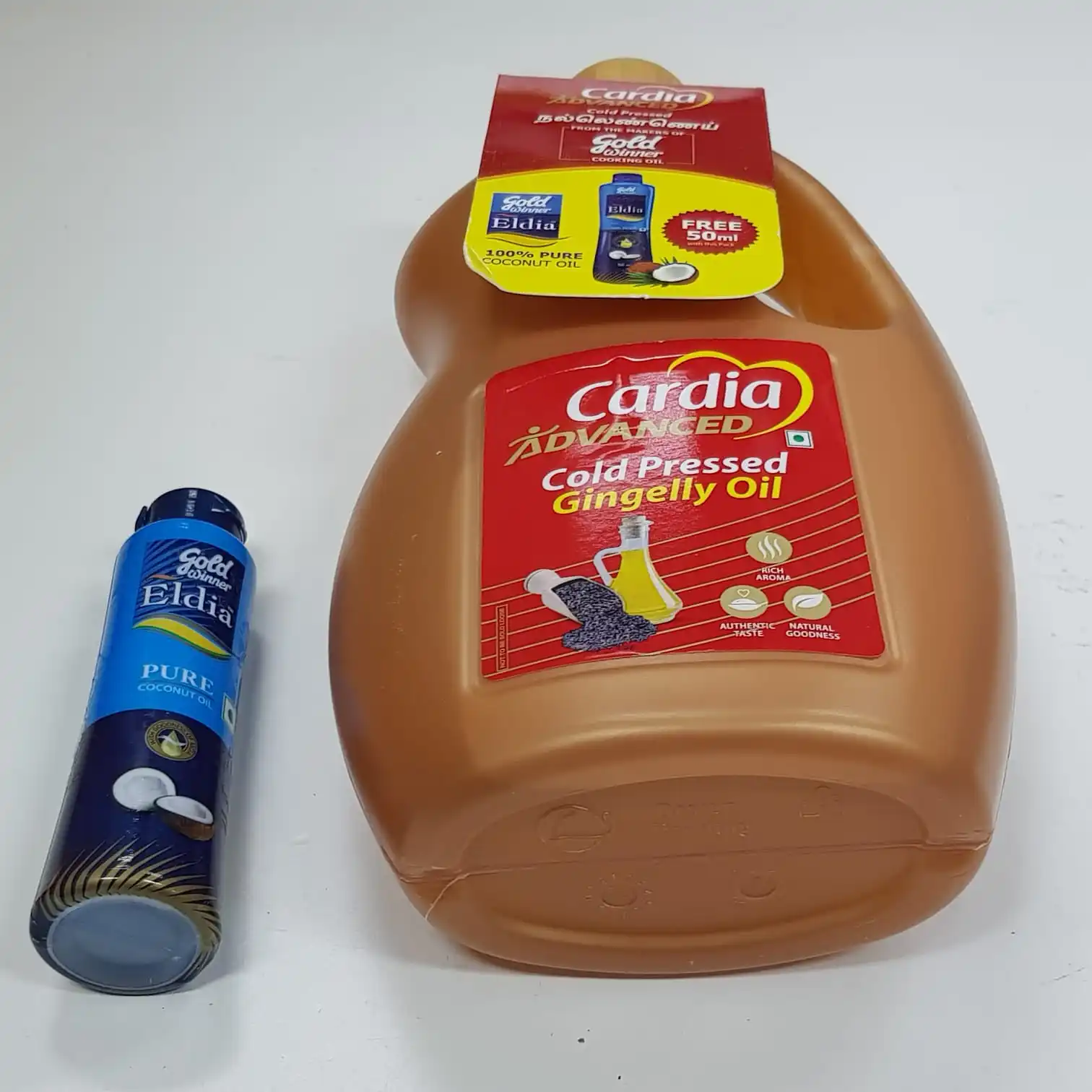 Premium Quality 100% Pure Cardia Advanced Brand Cold Pressed Gingelly oil Sesame Oil 1L For Cooking