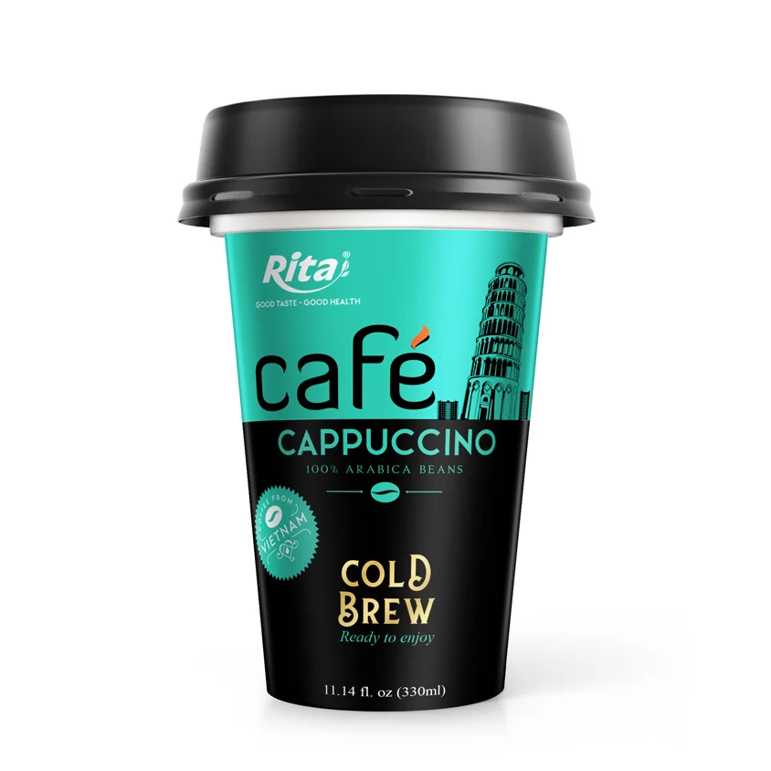 330ml PP Cup Premium Quality Mocha Coffee