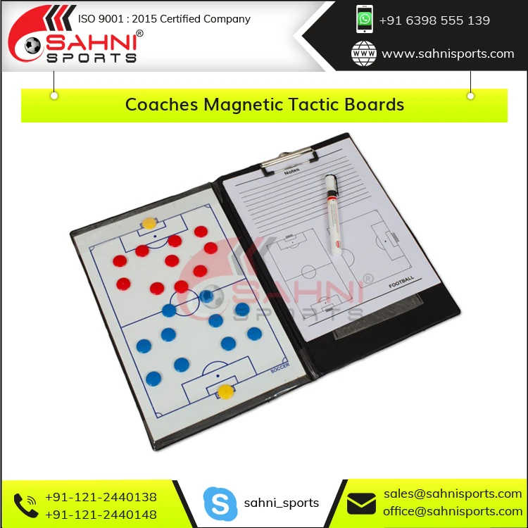 Leading Manufacturer of High Quality Football & Soccer Training Coaches Magnetic Tactic Board at Wholesale Price