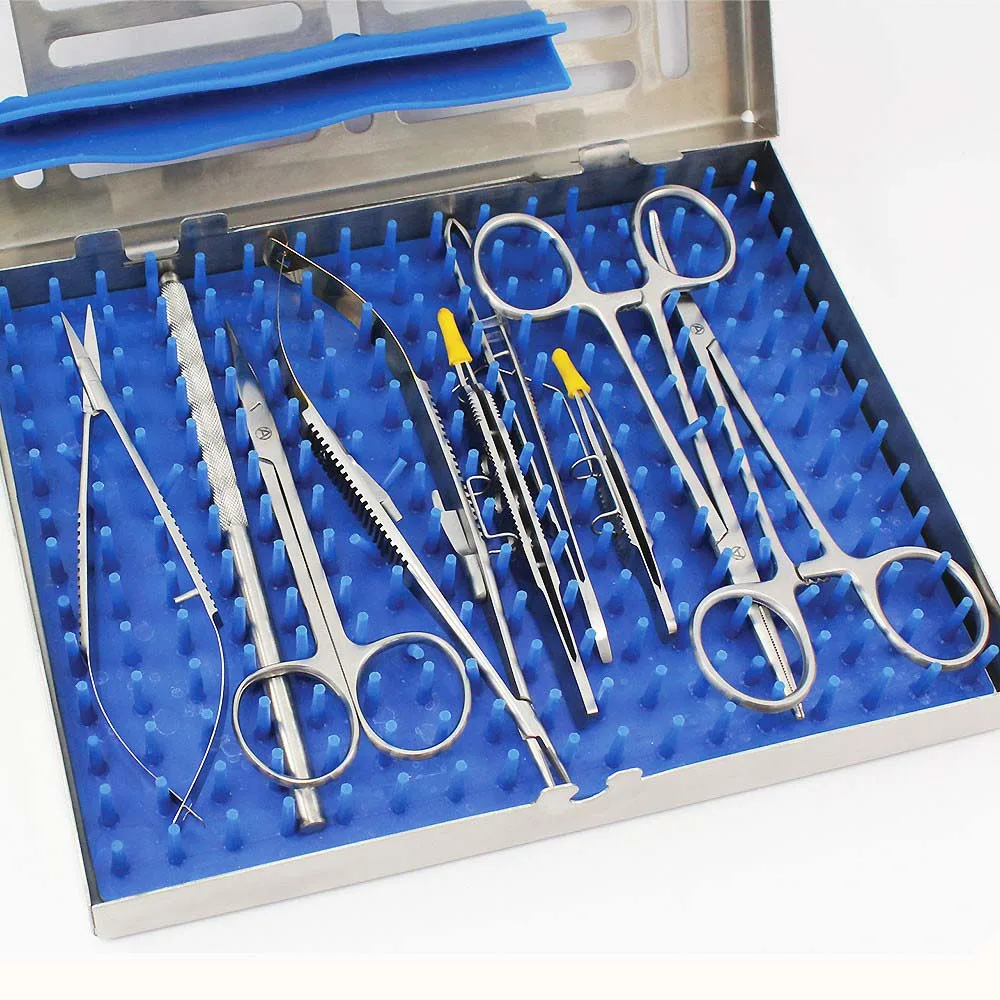 Набор ветеринарных офтальмологических инструментов 10 шт.