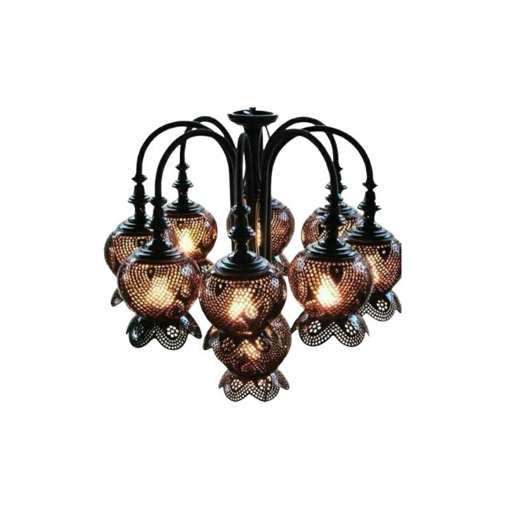
Coconut Sheel Ceiling Lamp 9 Positions 