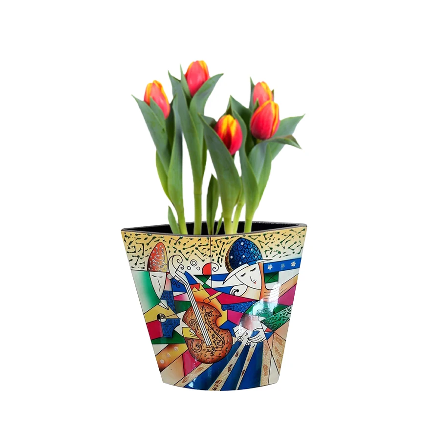 Vase Nordique  Vase Transparent  Vase Dore  Made in Vietnam